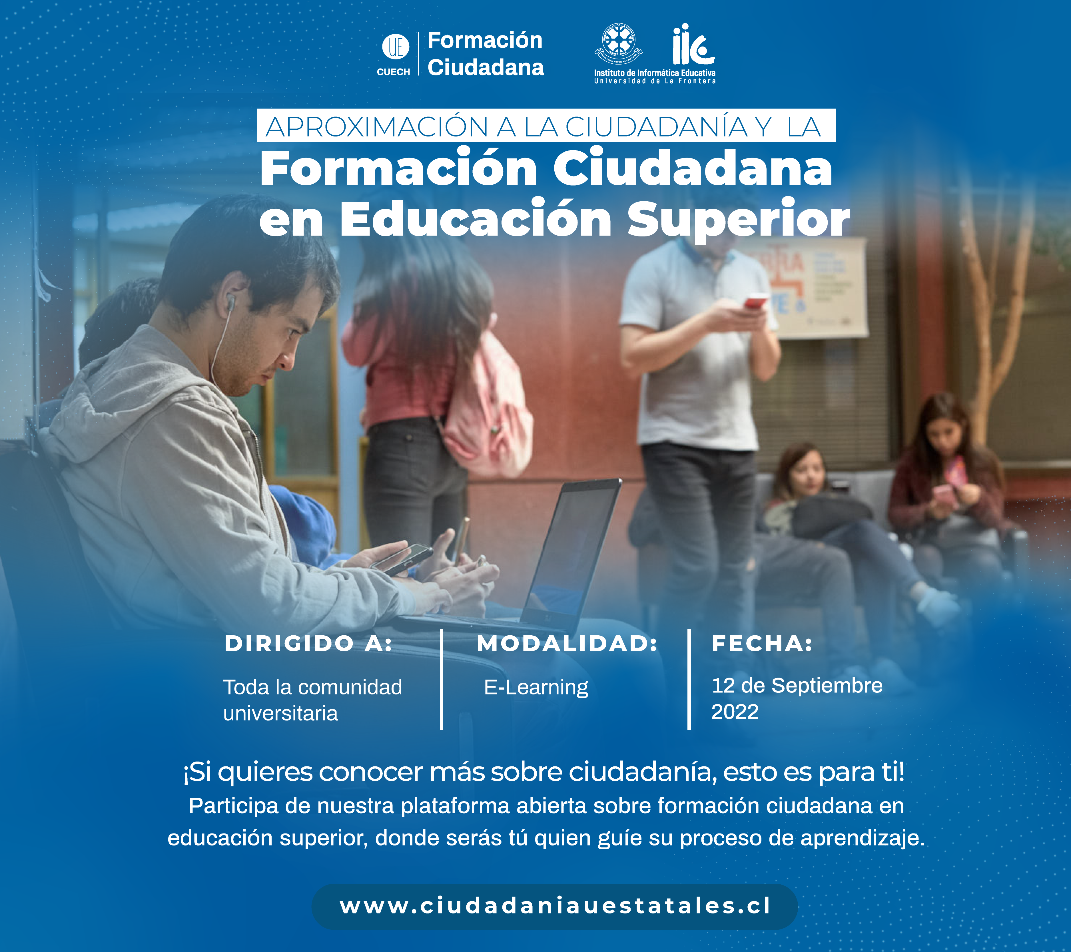 Este 12 de septiembre: Lanzamiento del Curso de Autoformación en Ciudadanía CUECH!